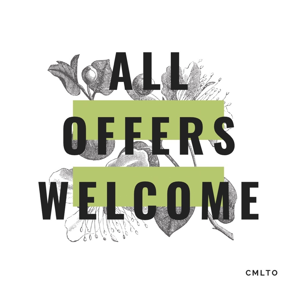 ALL OFFERS WELCOME